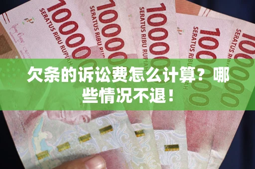 武汉欠条的诉讼费怎么计算?哪些情况不退! 武汉欠条的诉讼费怎么计算?哪些情况不退!