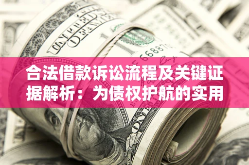 武汉合法借款诉讼流程及关键证据解析：为债权护航的实用指南