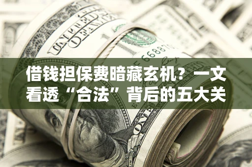 武汉借钱担保费暗藏玄机？一文看透“合法”背后的五大关键陷阱