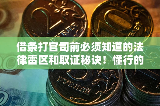 武汉借条打官司前必须知道的法律雷区和取证秘诀！懂行的人已经留好这些证据