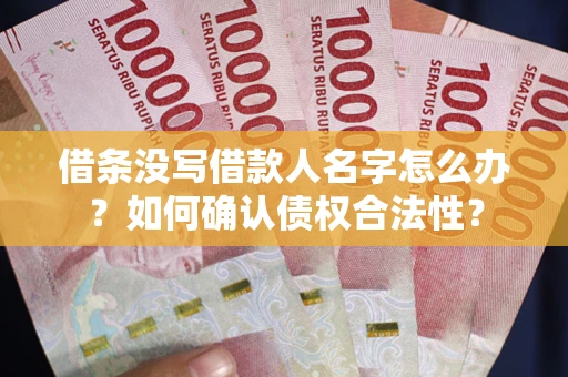 武汉借条没写借款人名字怎么办？如何确认债权合法性？