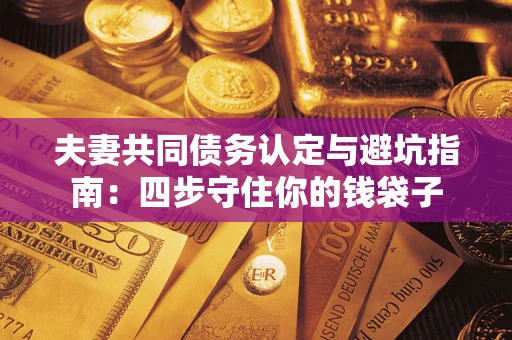 武汉夫妻共同债务认定与避坑指南：四步守住你的钱袋子