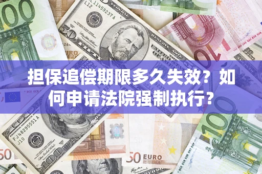 武汉担保追偿期限多久失效？如何申请法院强制执行？