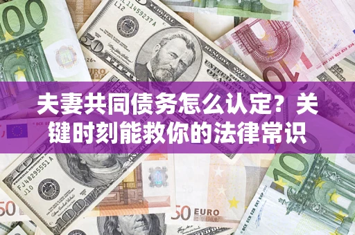 武汉夫妻共同债务怎么认定？关键时刻能救你的法律常识