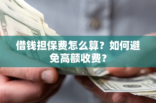 武汉借钱担保费怎么算？如何避免高额收费？